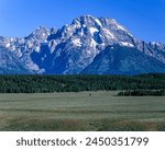 Mount Moran in Grand Teton National Park : Teton County, WY, USA