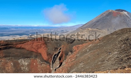 Mount Ngauruhoe (Mt doom) and red crater