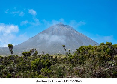 Mount Pico In The Azores, A Dormant Volcano