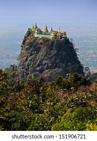 Mount Popa At Myanmar