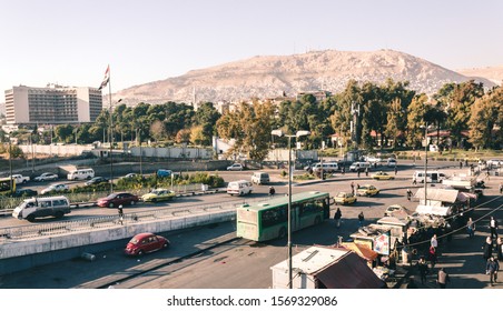 Mount Qasioun In City Of Damascus (Syrian Arab Republic) After War Ended In 23.11.2019