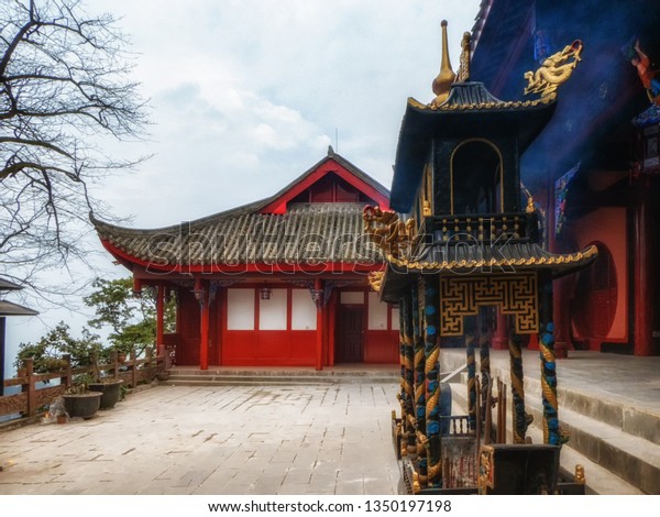 Mount Qingcheng Mountain Dujiangyan Sichuan China Stock - 