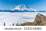 Mount Rainier from High Rock Lookout in Washington State