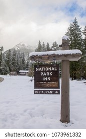 Mount Rainier National Park Sign