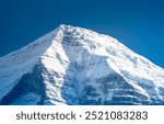 Mount Robson or Mt.Robson peak in Mount Robson Provincial Park of British Columbia, Canada