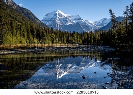 Mount Robson Rocky Mountains British Columbia Canada
