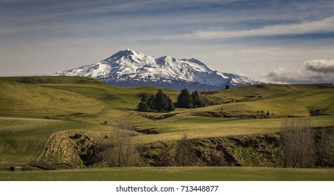 Mount Ruapehu, North Island Of New Zealand