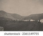 Mount Sabotino. Below, Salcano. Gorizia - November 15, 1916.