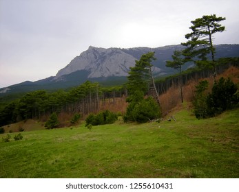 Mount Saint Peter On The Southern Coast Of Crimea, View From The East                        