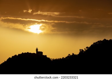 Mount San Anton Lighthouse At Dawn 