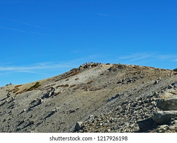 Mount San Antonio (Baldy) Summit From Western Saddle, California, October 2018