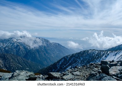 Mount San Antonio Peak Above The Clouds