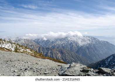 Mount San Antonio Peak Above The Clouds