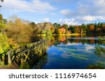 Mount Stewart Autumn Reflections on Boating Lake County Down Northern Ireland