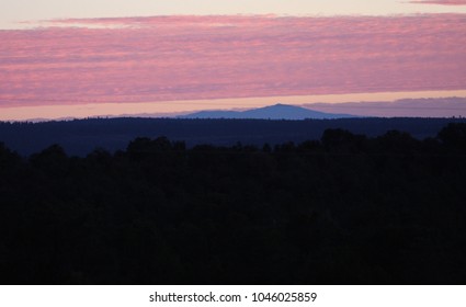 Mount Taylor At Sunset