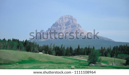 Mount Tecumseh in Crowsnest pass