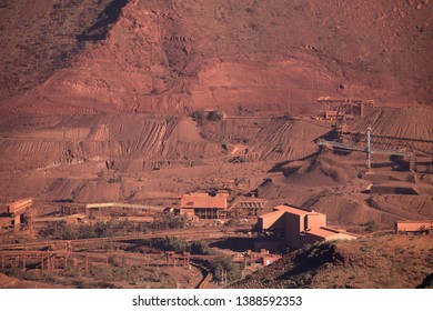 
Mount Tom Price Aerial View Iron Ore Mine
