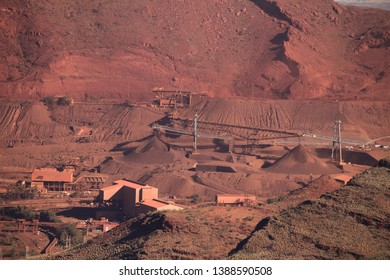 Mount Tom Price Iron Ore Mine Aerial View