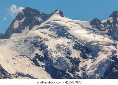 mount top in a snow