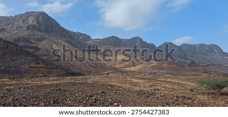 Mount Uhud views from backside.