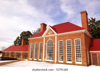 Mount Vernon, George Washington's Estate At The Potomac River, Virginia,USA