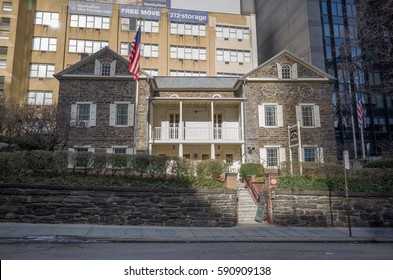 Mount Vernon Hotel Museum Exterior, Front Entrance - February 18, 2017, 61st Street, New York City, NY, USA