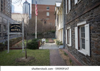 Mount Vernon Hotel Museum Exterior, Front Side - February 18, 2017, 61st Street, New York City, NY, USA