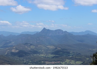 Mount Warning From Mount Springbrook, Gold Coast, Australia