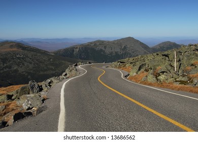 Mount Washington Auto Road At 6000 Feet, New Hampshire