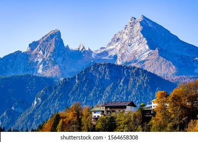Mount Watzmann At The Berchtesgaden Alps