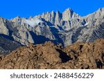 Mount Whitney seen from Alabama Hills : California, USA