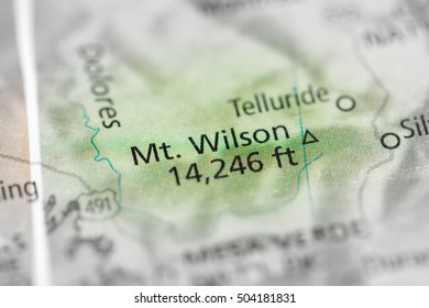 Mount Wilson. Colorado. USA