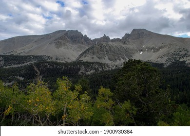 Mountain Against Cloudy Sky, Great Basin, Nevada