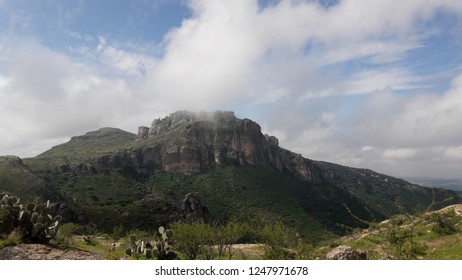 
mountain among clouds