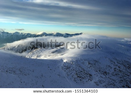 Similar – lonely mountain hut in the middle of nowhere II