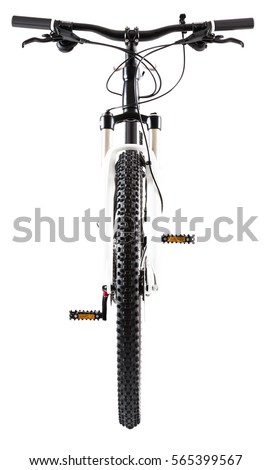 Mountain Bike With 29 Inch Wheels On White