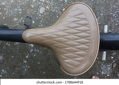 leather mountain bike seat