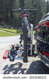 Mountain Bike On A Rear Bike Carrier