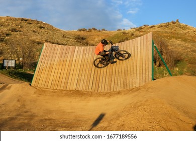 Mountain Biking In Bike Park, Boise, Idaho