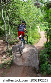 Mountain Biking At Bogus Basin In Boise, Idaho