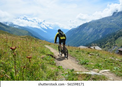 Mountain Biking In Chamonix Valley, France