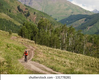 Mountain Biking In Crested Butte, Colorado.