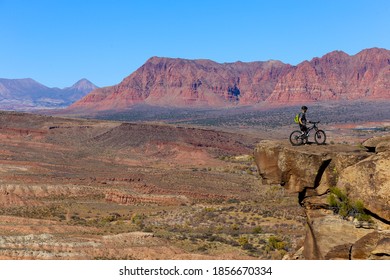 Mountain Biking In The Southern Utah Desert, USA