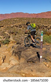 Mountain Biking In The Southern Utah Desert, USA