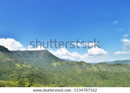 Similar – Aerial photos A small village in the jungle in Chiang Mai