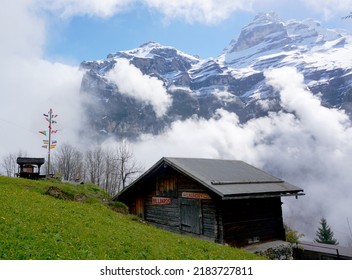 mountain cabin in the clouds                              