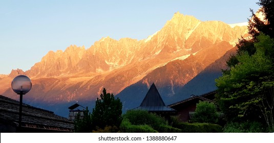 Mountain Chamonix France Sunset 2018