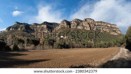 Mountain cliffs in Vall d'Ora 