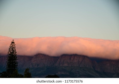 Mountain Covered with Clouds