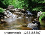 Mountain creek waterfall